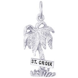 ST CROIX PALM W/SIGN - Rembrandt Charms