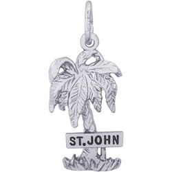 ST. JOHN PALM W/SIGN - Rembrandt Charms