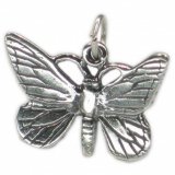 BUTTERFLY Sterling Silver Charm