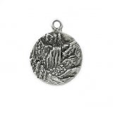 LOWER FALLS YELLOWSTONE Sterling Silver Charm