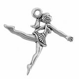 Ballerina Sterling Silver Charm