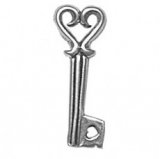 KEY to MY HEART Sterling Silver Charm
