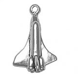 SPACE SHUTTLE Sterling Silver Charm