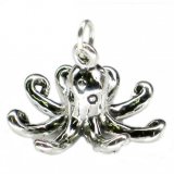 OCTOPUS Sterling Silver Charm