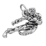 MARTIAL ARTS Sterling Silver Charm