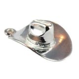 COWBOY HAT Sterling Silver Charm
