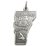 VERMONT Sterling Silver Charm