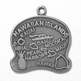 HAWAII Sterling Silver Charm