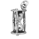 HOURGLASS Sterling Silver Charm