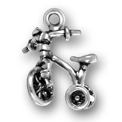 TRICYCLE Sterling Silver Charm - CLEARANCE