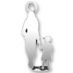 MOTHER & SON Sterling Silver Charm - CLEARANCE