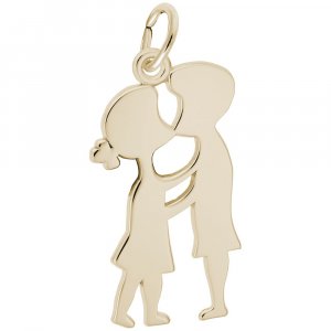 KISSING COUPLE - Rembrandt Charms