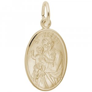 ST. JOSEPH OVAL DISC - Rembrandt Charms