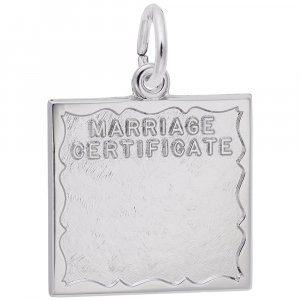 MARRIAGE CERTIFICATE - Rembrandt Charms