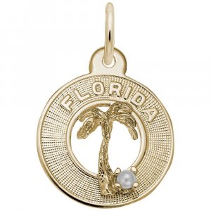 SMALL FLORIDA PALM TREE RING - Rembrandt Charms