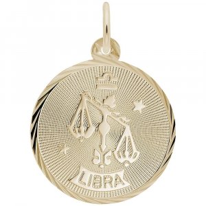 Libra Gold Charm