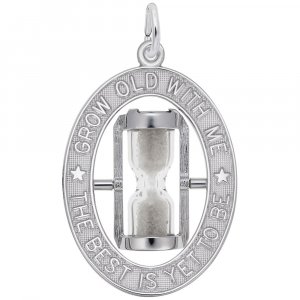 THE BEST IS YET TO BE HOURGLASS - Rembrandt Charms