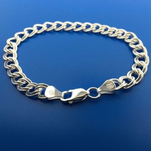 7 1/2 INCH Sterling Silver Charm Bracelet