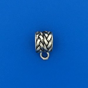 Ring Bail for European Style Charm Bracelets - Style 2 - Sterling Silver