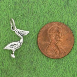 PELICAN Sterling Silver Charm - Style 2 - CLEARANCE