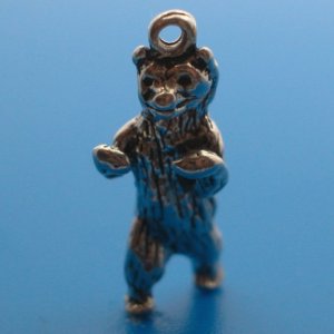 STANDING BEAR Sterling Silver Charm