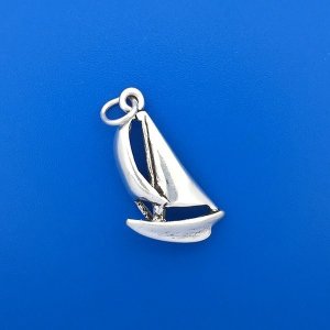 SAILBOAT Sterling Silver Charm
