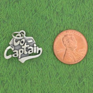 CO-CAPTAIN Sterling Silver Charm