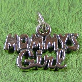 MOMMY'S GIRL Sterling Silver Charm - CLEARANCE