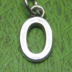 LETTER O Sterling Silver Charm - CLEARANCE