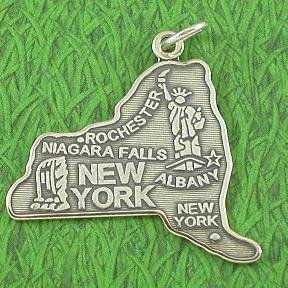 NEW YORK Sterling Silver Charm