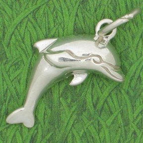 DOLPHIN - PORPOISE Sterling Silver Charm