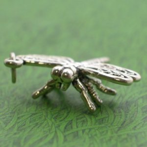 DRAGONFLY Sterling Silver Charm