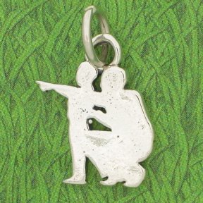 FATHER & SON Sterling Silver Charm