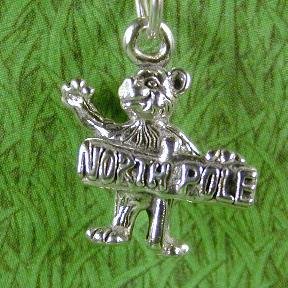 NORTH POLE BEAR Sterling Silver Charm