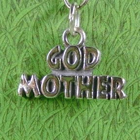GOD MOTHER Sterling Silver Charm