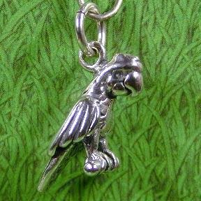 PARROT Sterling Silver Charm
