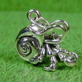 HERMIT CRAB Sterling Silver Charm