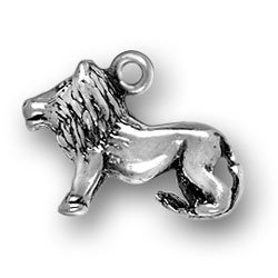 LEO LION Sterling Silver Charm - CLEARANCE