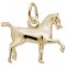 EXTENDED TROT HORSE - Rembrandt Charms