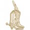FLAT COWBOY BOOTS WITH SPURS  - Rembrandt Charms