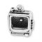 TELEVISION PHOTO HOLDER Sterling Silver Charm - CLEARANCE