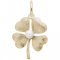 FOUR LEAF CLOVER WITH PEARL - Rembrandt Charms