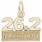MARATHON 26.2 W/WHITE SPINEL - Rembrandt Charms
