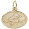 SNOWMOBILE OVAL DISC - Rembrandt Charms