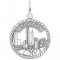 ATLANTA SKYLINE OPEN ROPE DISC - Rembrandt Charms