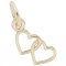 TWO OPEN HEARTS ACCENT - Rembrandt Charms