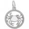 Cancer Crab Silver Charm
