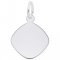 SMALL ROUNDED DIAMOND DISC - Rembrandt Charms