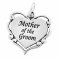 MOTHER of the GROOM HEART Sterling Silver Charm