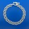 DOUBLE ROLO Sterling Silver Charm Bracelet with Toggle Clasp - Various Sizes